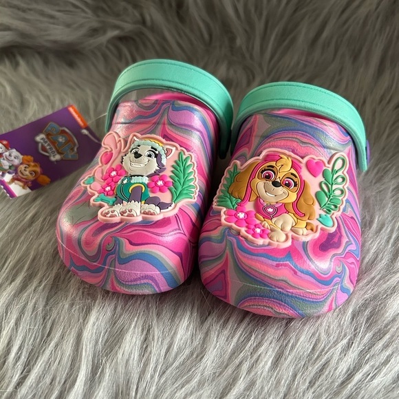 Paw Patrol Shoes Clogs Girls Toddler Size 5-6‎ Pink Slip On Sandals Shoes - Picture 3 of 8
